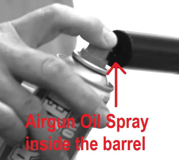 airgun oil spray