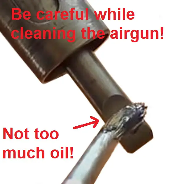 Airgun Piston Oil Cleaning