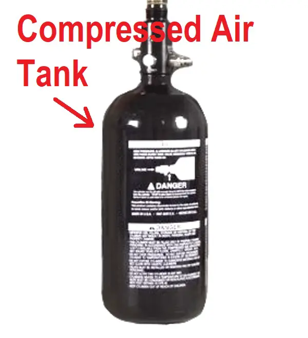 BB Gun compressed Air Tank
