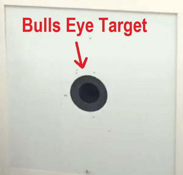 Competition Airgun Target Bulls Eye